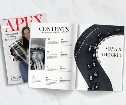 Custom Formula 1 Magazine - F1 Gifts (Printing & Shipping Included)