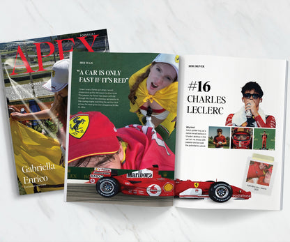 Custom Formula 1 Magazine - F1 Gifts (Printing & Shipping Included)