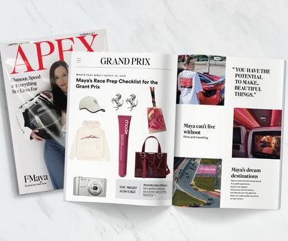 Custom Formula 1 Magazine - F1 Gifts (Printing & Shipping Included)